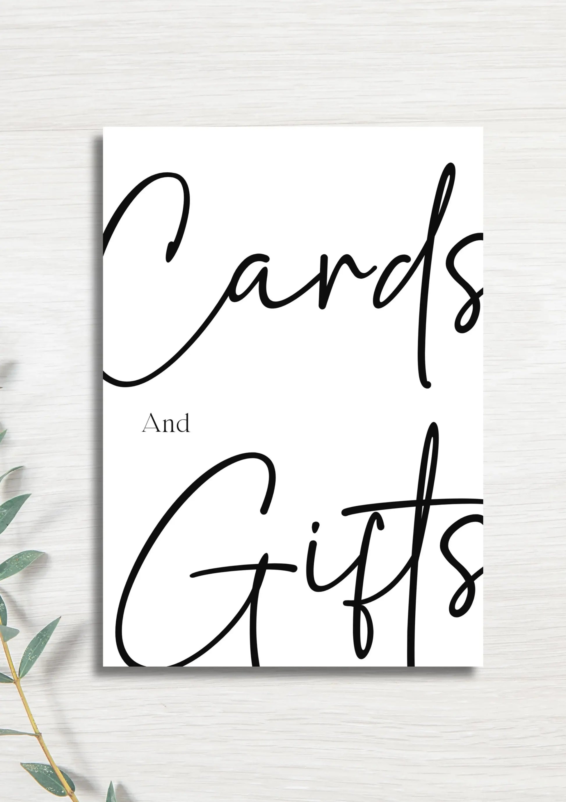 Cards & Gifts (no salutation) WedFetti