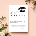 Audio guest book custom sign - WedFetti Confetti & Signage