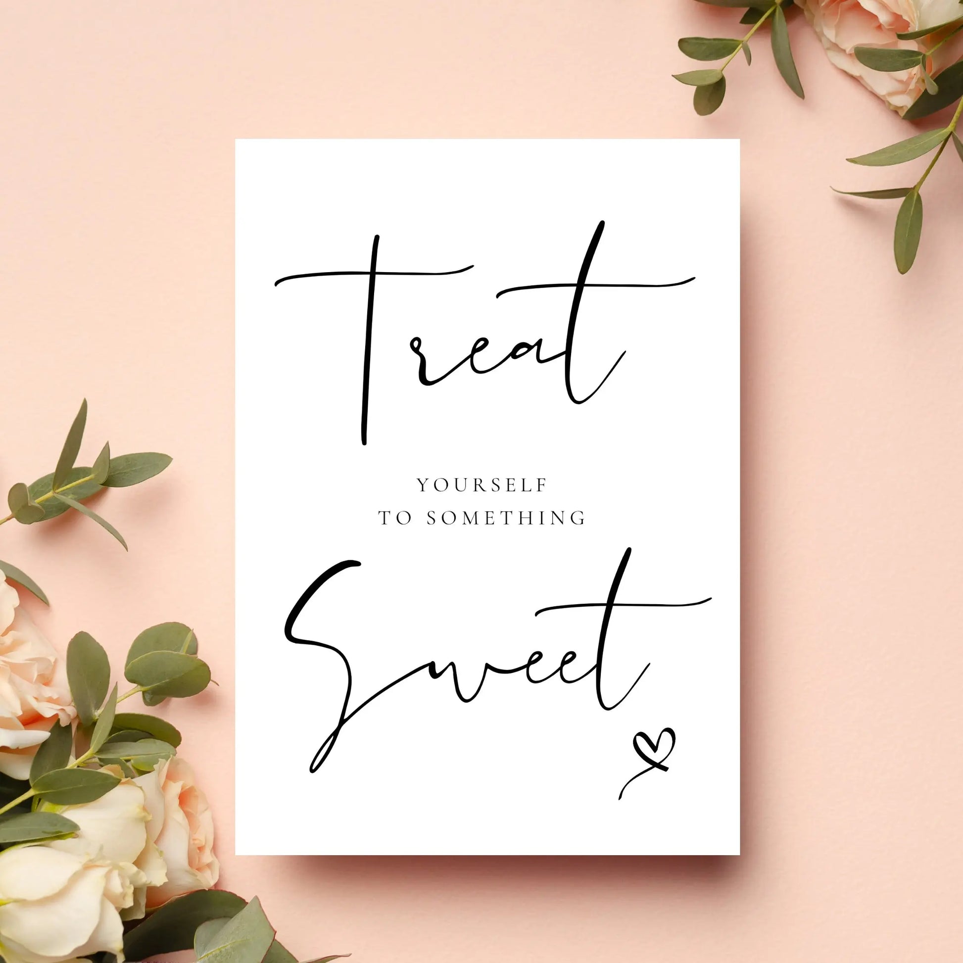 Sweet treat poem - WedFetti Confetti & Signage