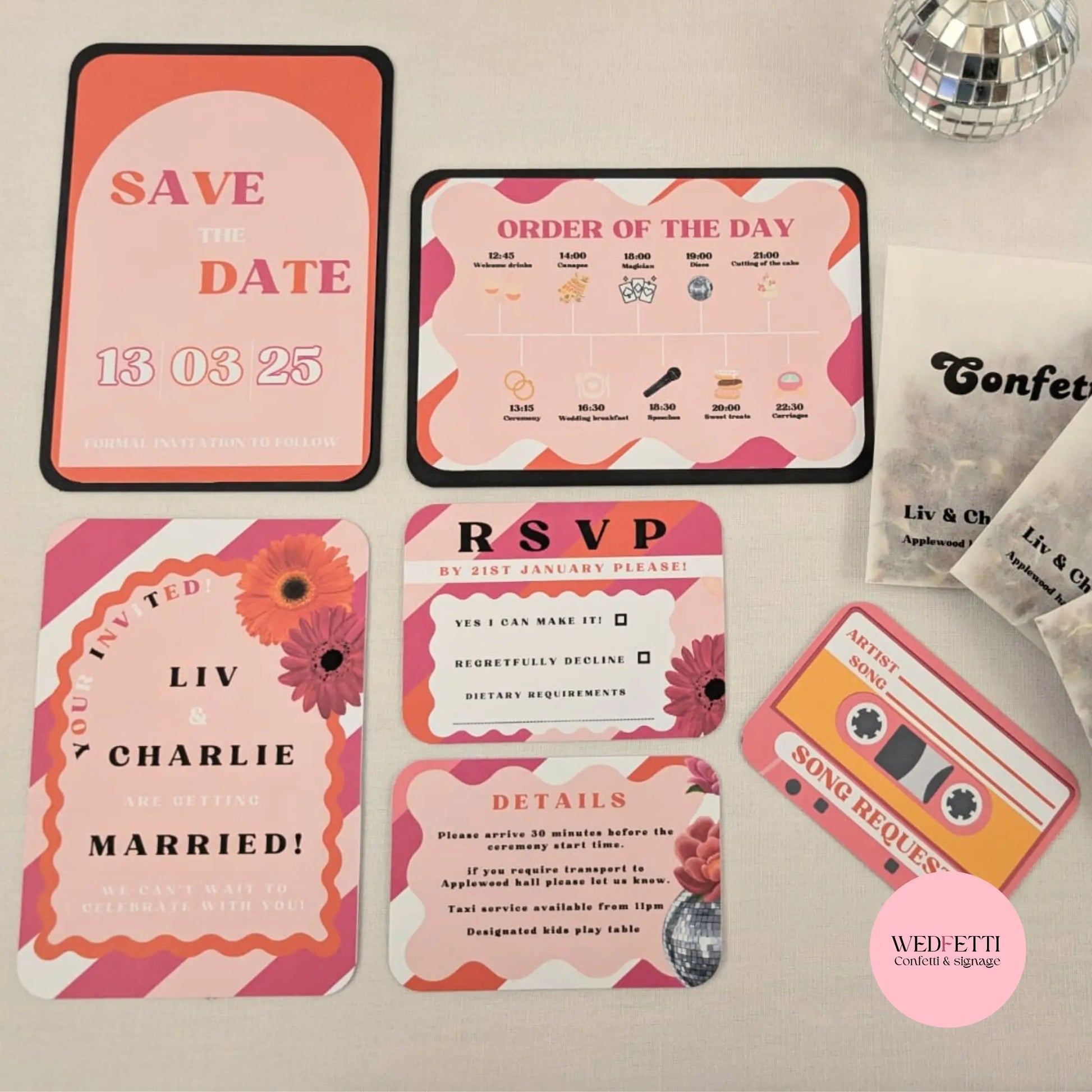 Premium bundle 3 - WedFetti Confetti & Signage