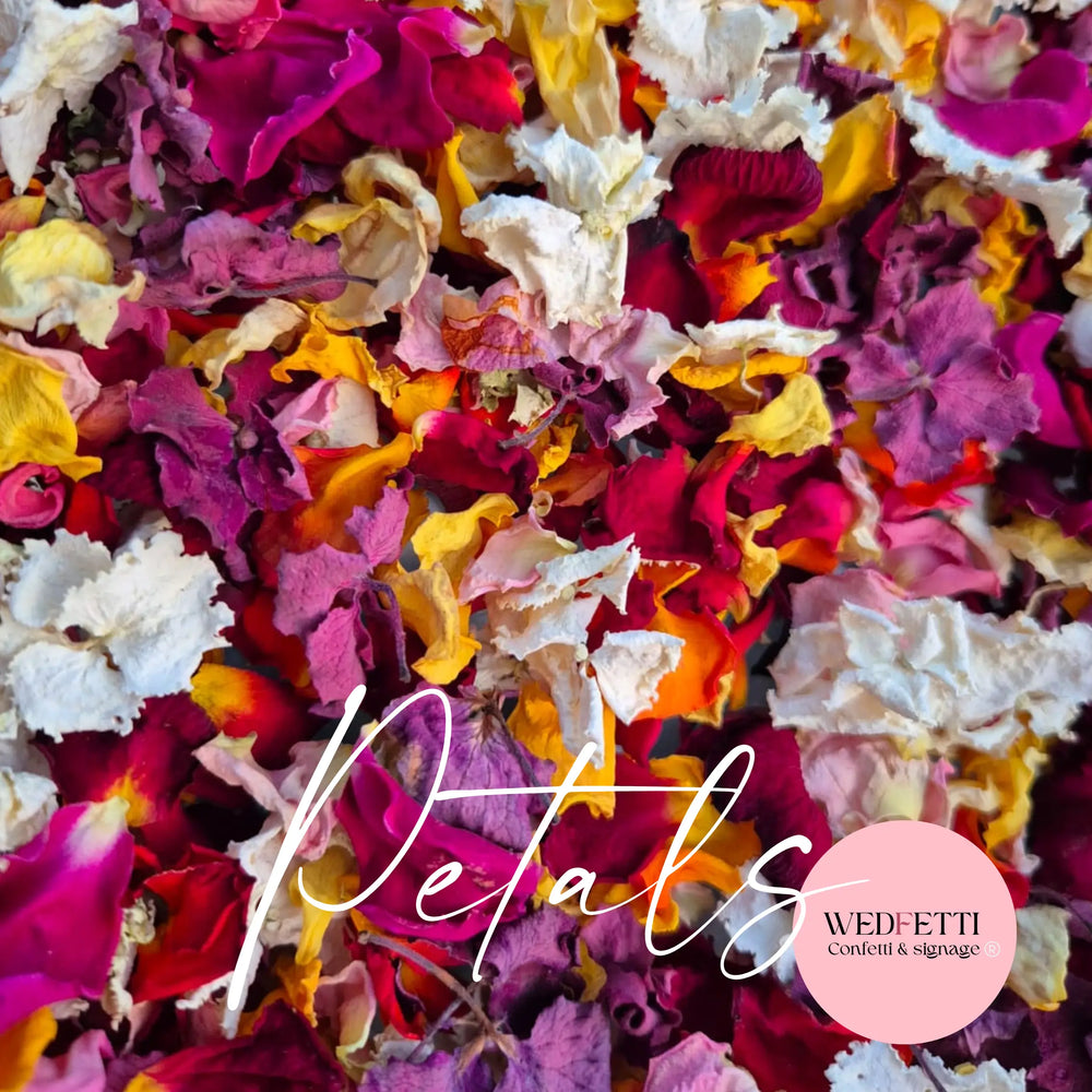 Multi Colour mixed petal Wedfetti mix - pre order WedFetti