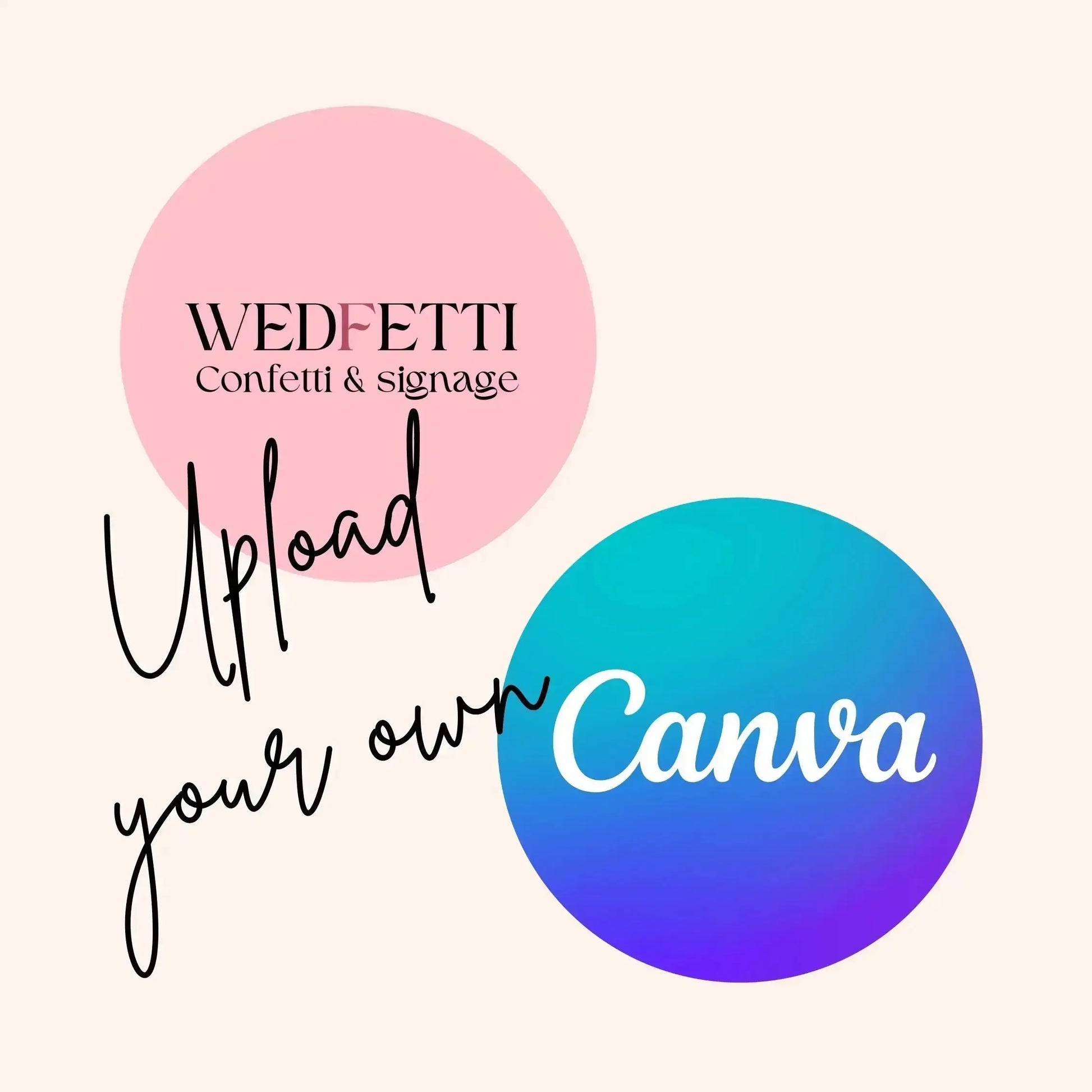 Premium bundle 3 - WedFetti Confetti & Signage