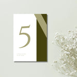 Table numbers Greens - WedFetti Confetti & Signage