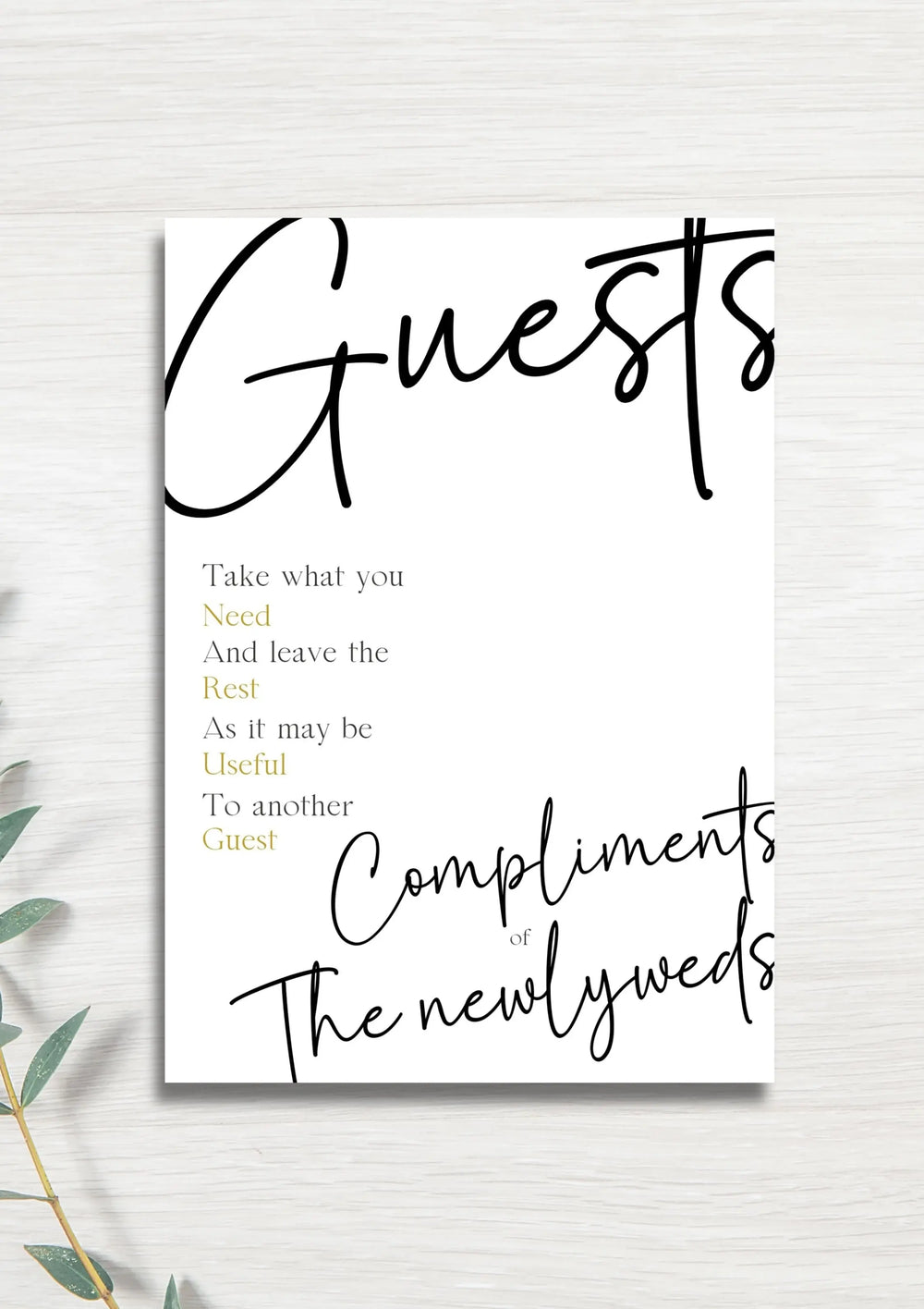 Inclusive restroom WedFetti