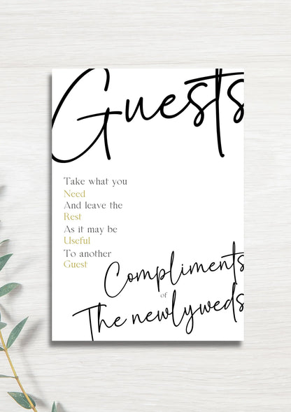 Inclusive restroom WedFetti