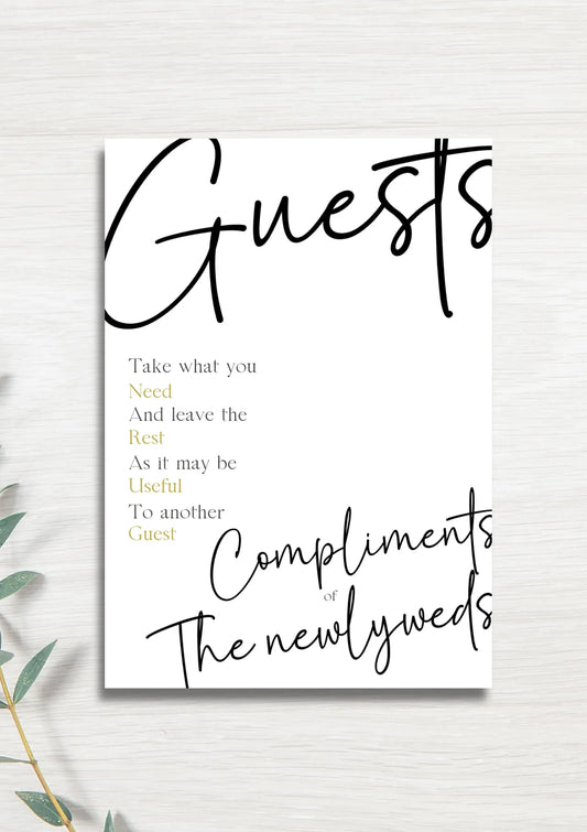 Inclusive restroom WedFetti