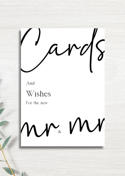 Cards & wishes Mr & Mr WedFetti