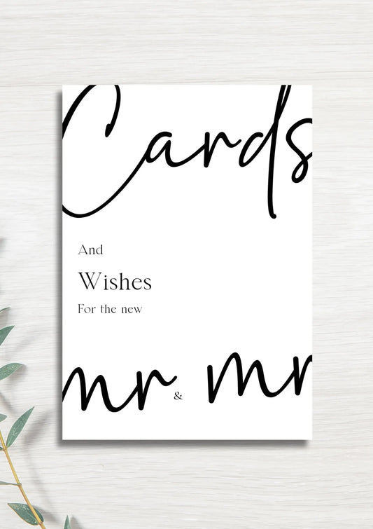 Cards & wishes Mr & Mr WedFetti