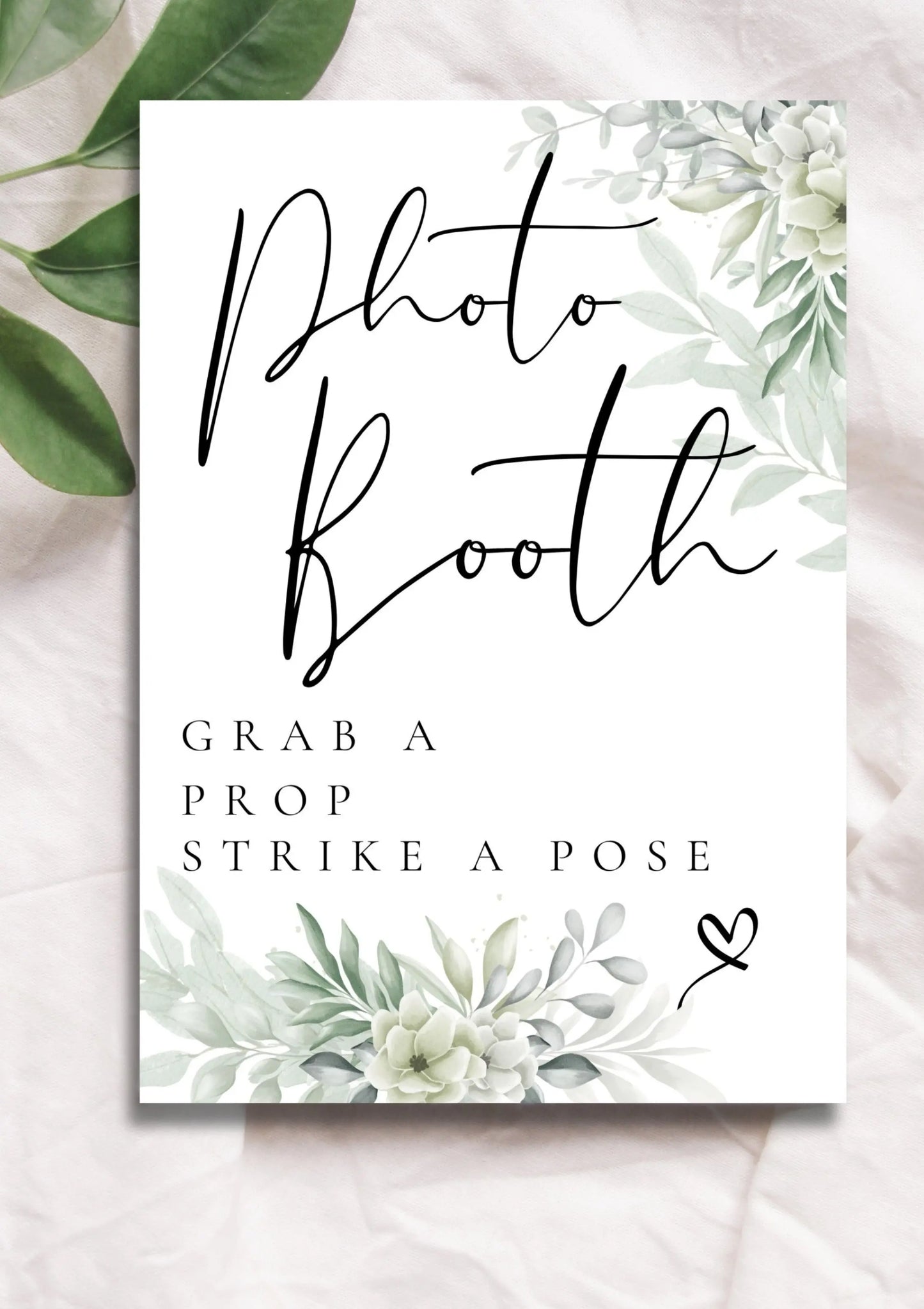 Photo booth sign WedFetti