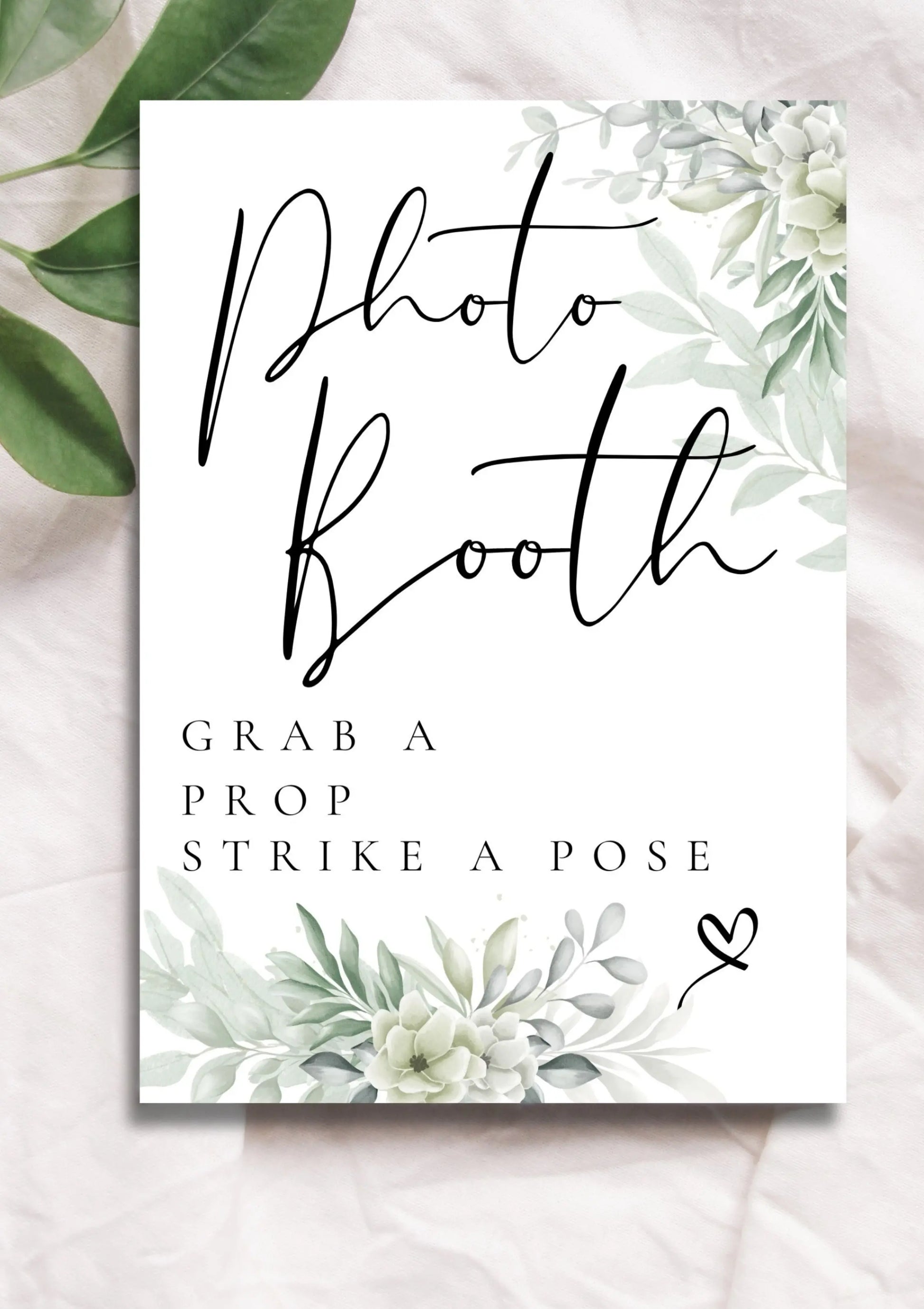 Photo booth sign WedFetti