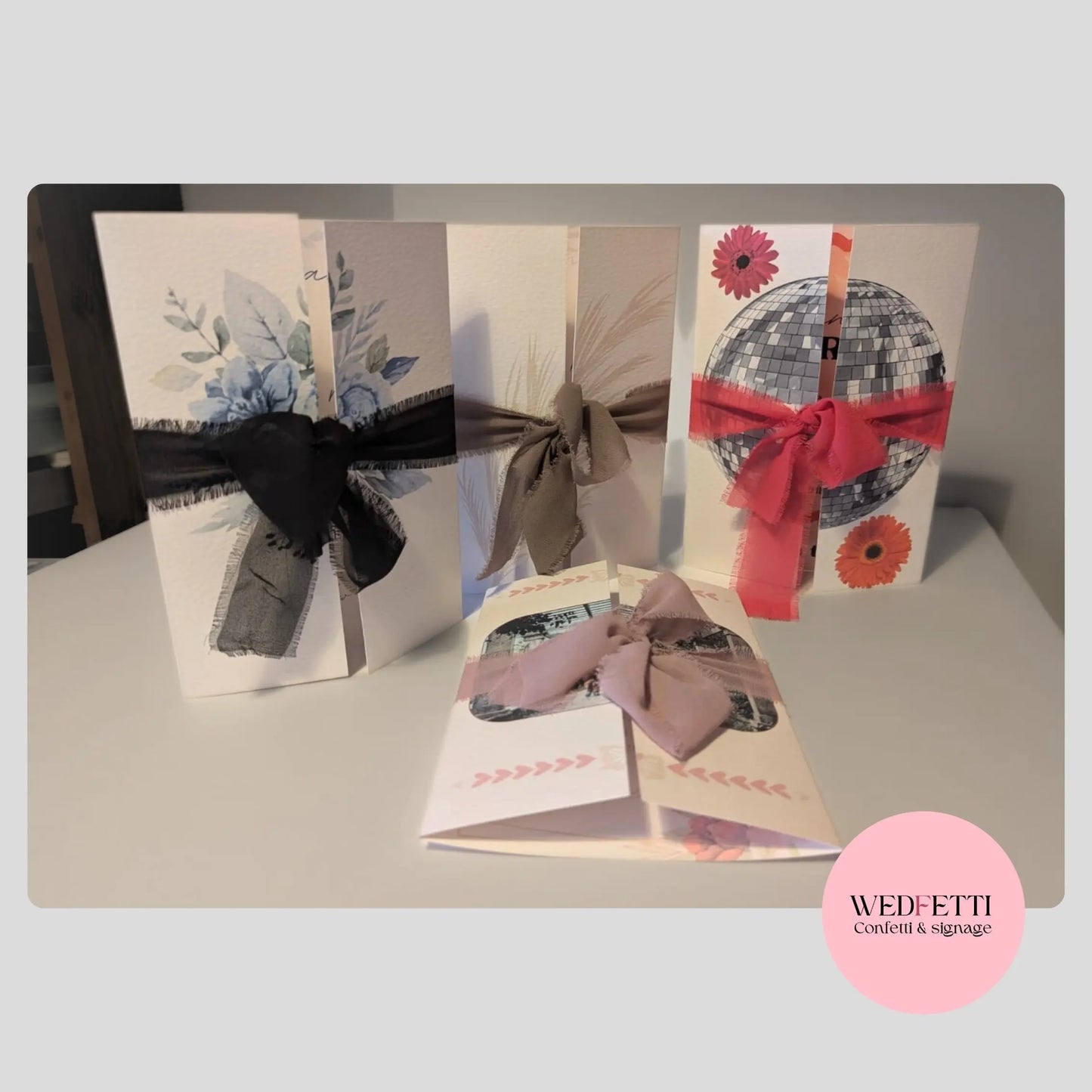 Invitation - premium all in one - WedFetti Confetti & Signage