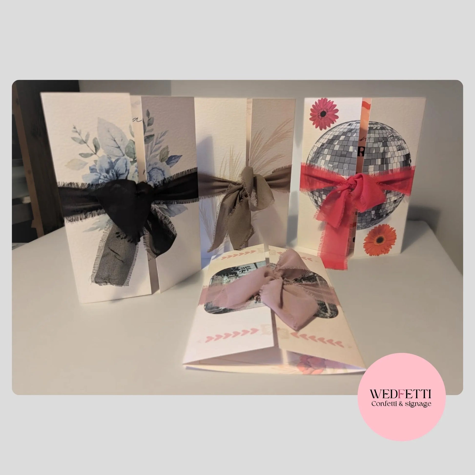 Invitation - premium all in one - WedFetti Confetti & Signage