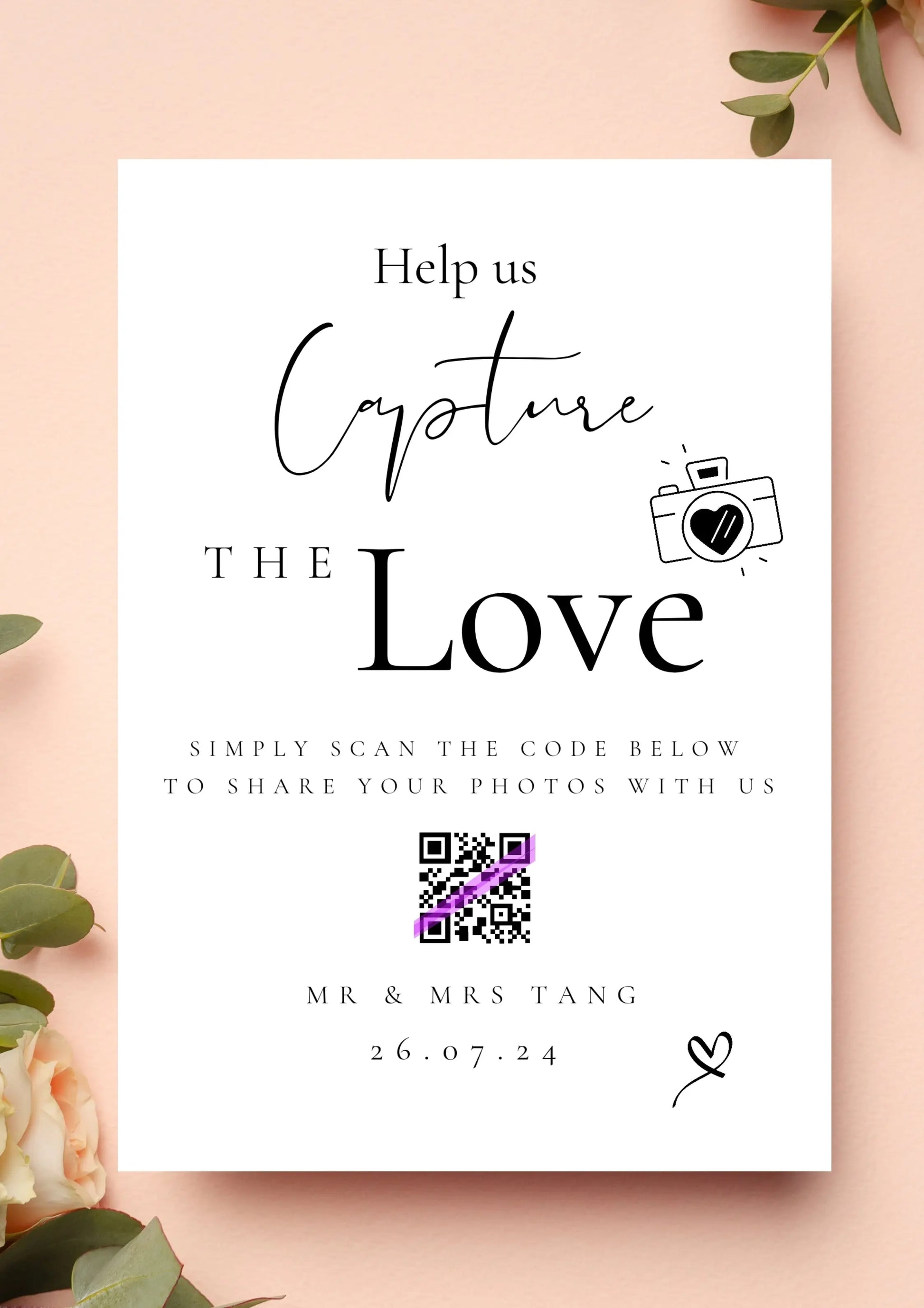 Capture the Love DIY photo guestbook WedFetti