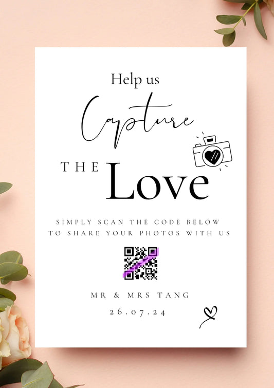 Capture the Love DIY photo guestbook WedFetti