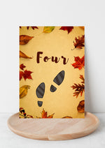 Harry potter style wedding table numbers WedFetti