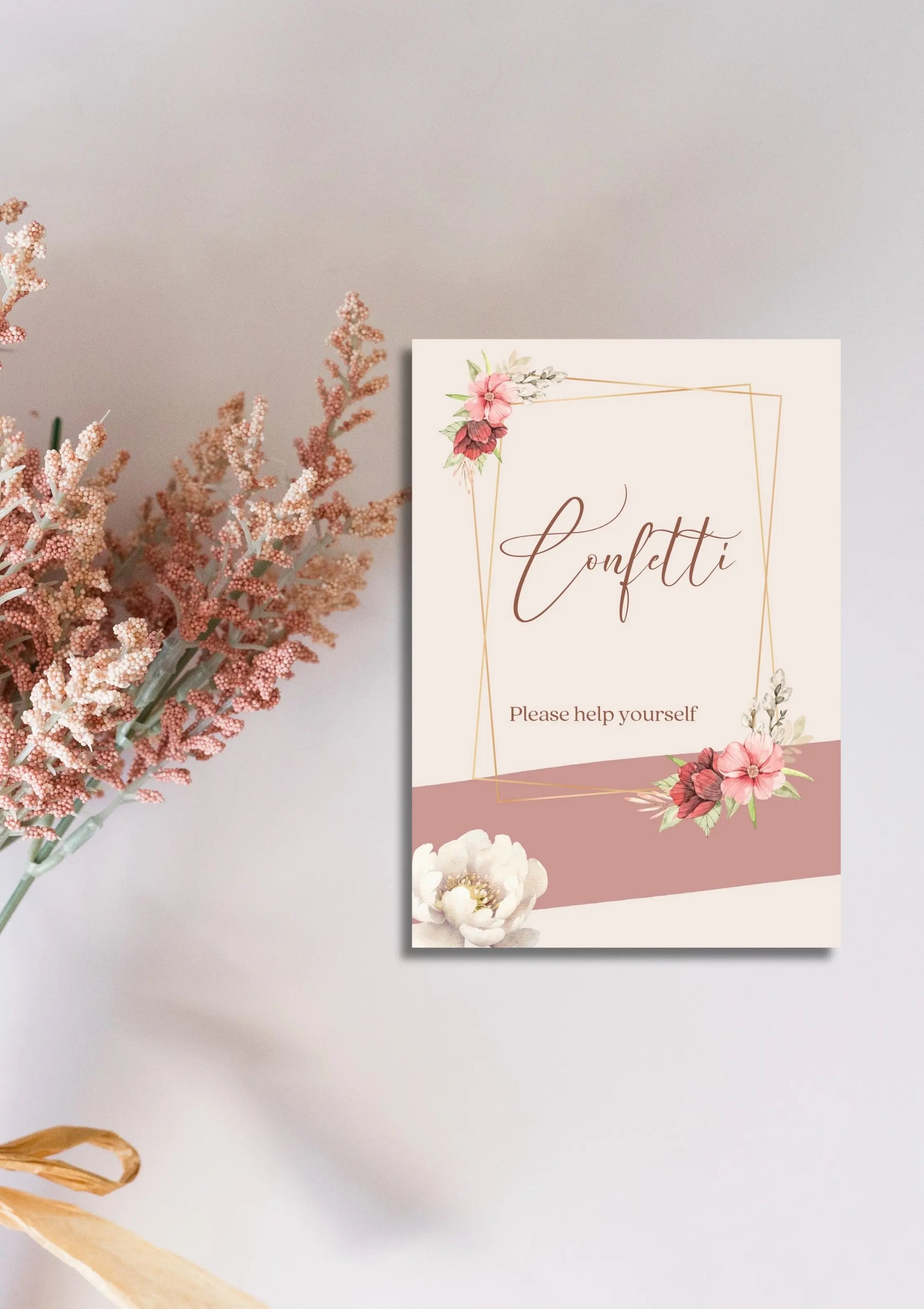 confetti A5 WedFetti