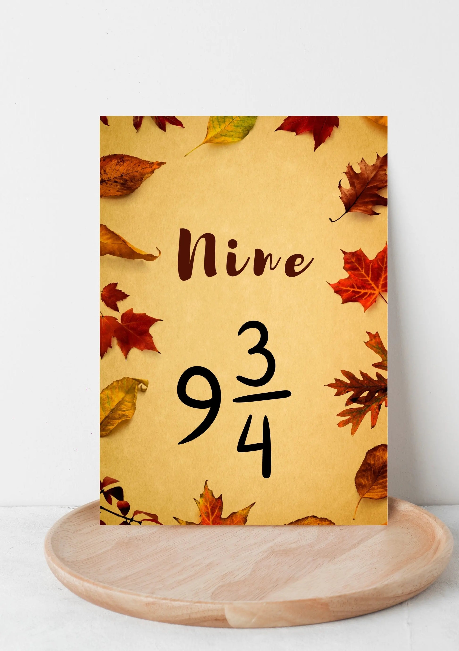 Harry potter style wedding table numbers WedFetti