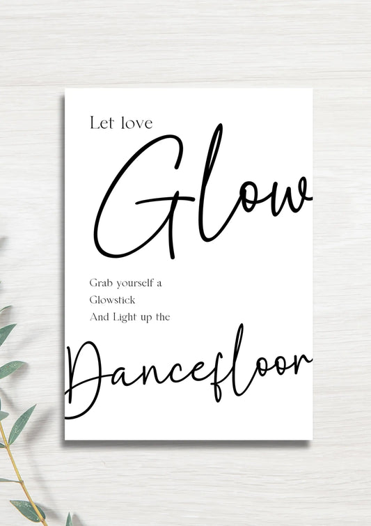 Glow sticks WedFetti