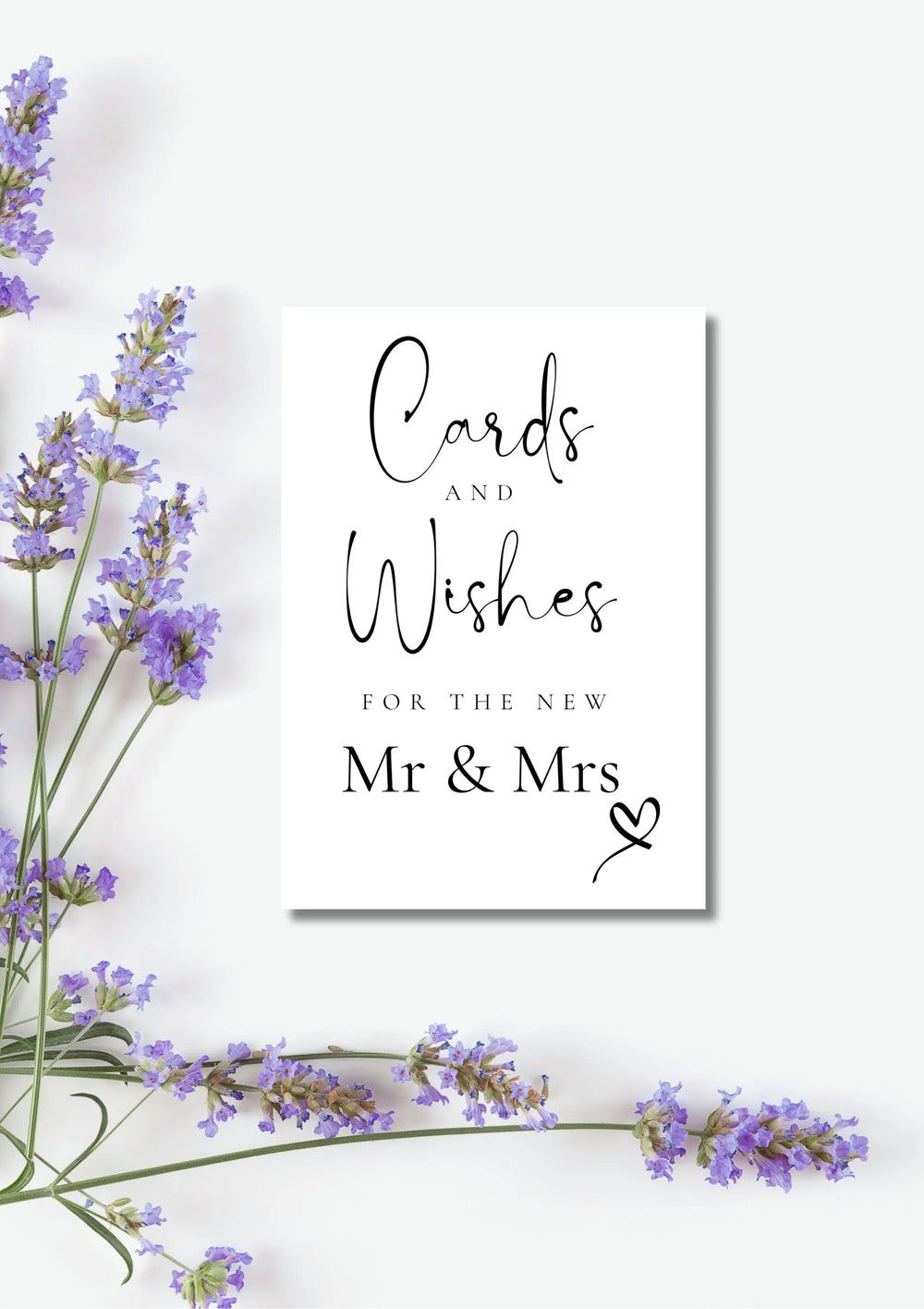 Lucia black collection - Cards & wishes Mr & Mrs WedFetti