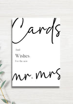 Cards & wishes Mr & Mrs WedFetti