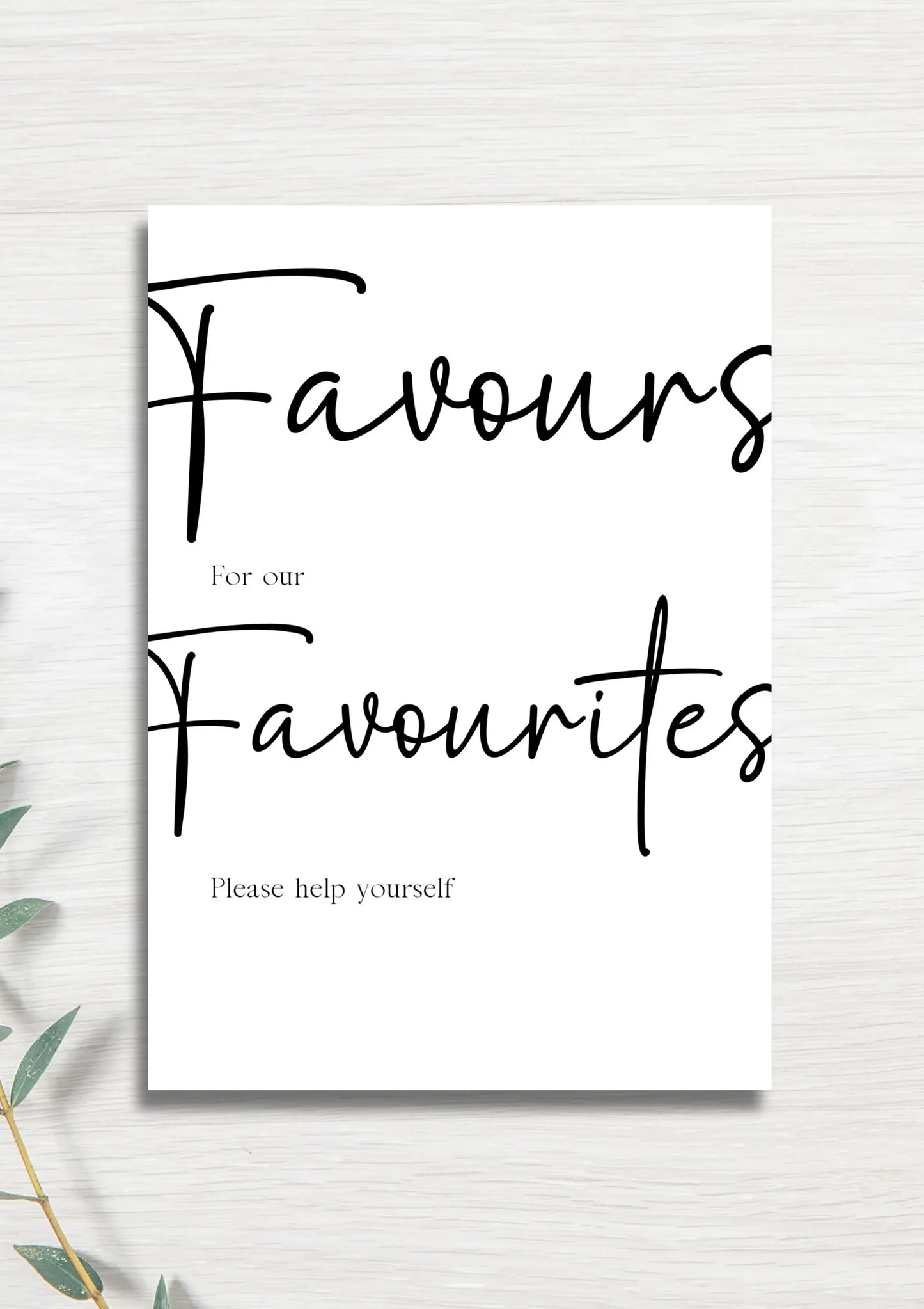 Favours for our favorites WedFetti