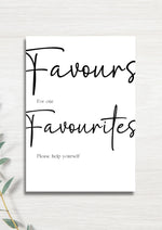 Favours for our favorites WedFetti