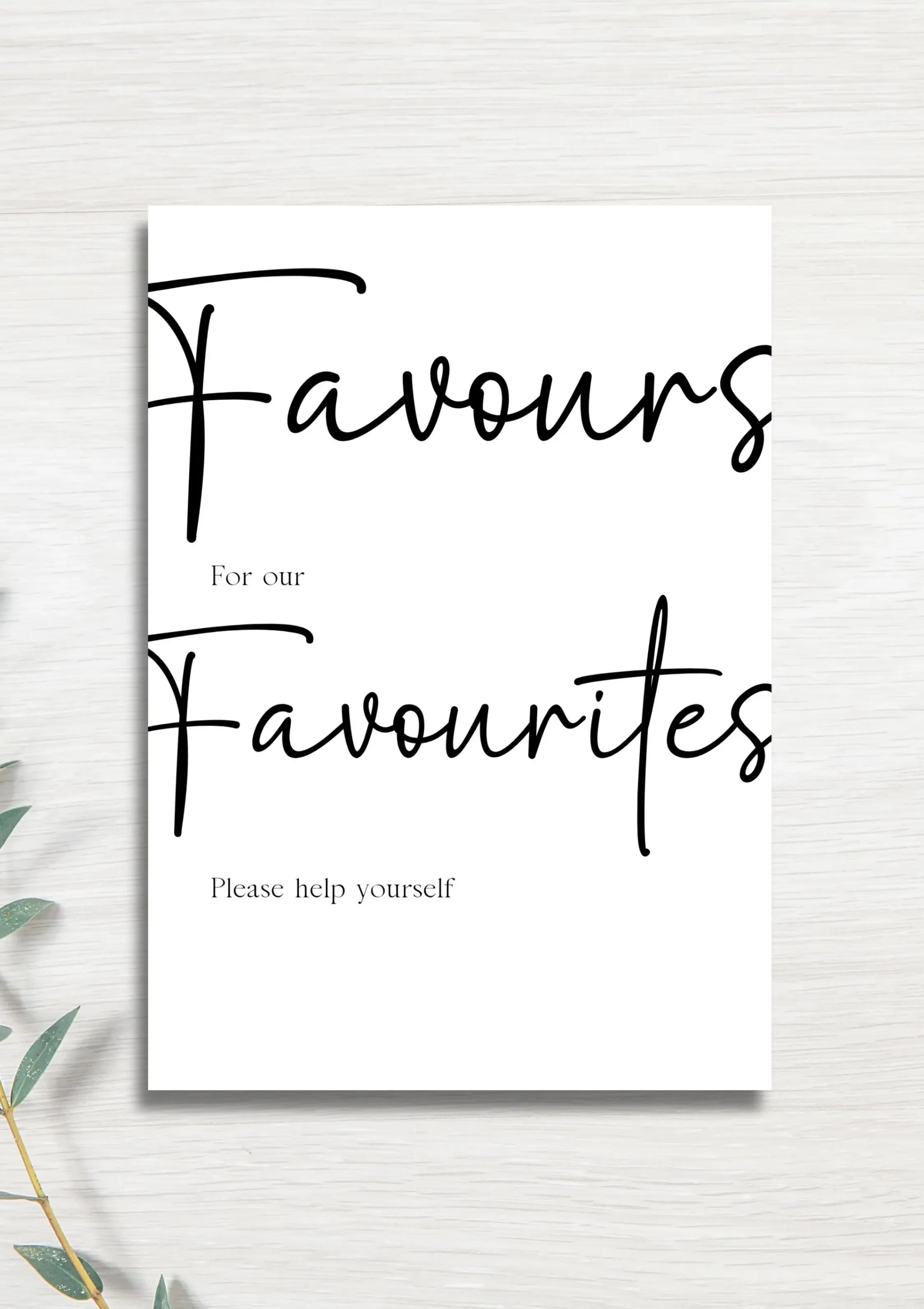 Favours for our favorites WedFetti