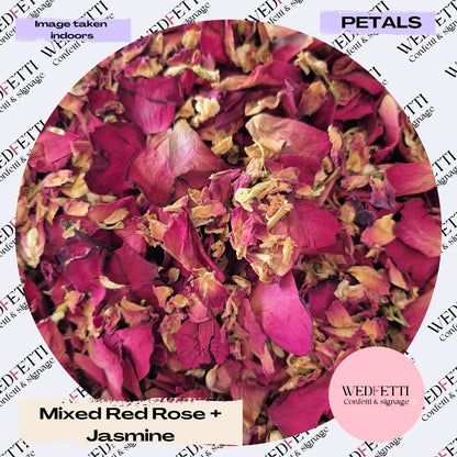 Rose petals + Jasmine buds & Lavender
