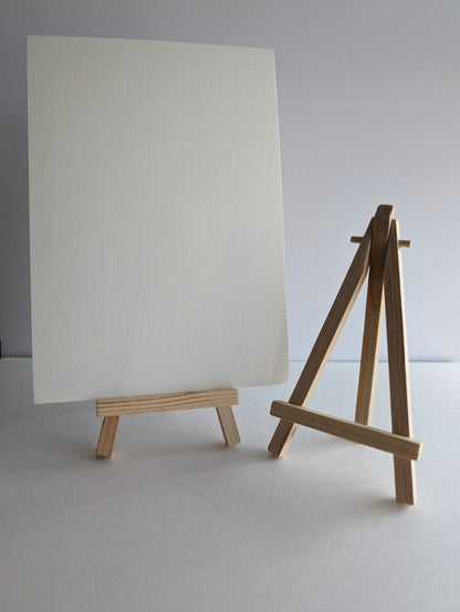 Wooden easel sign stand x 5