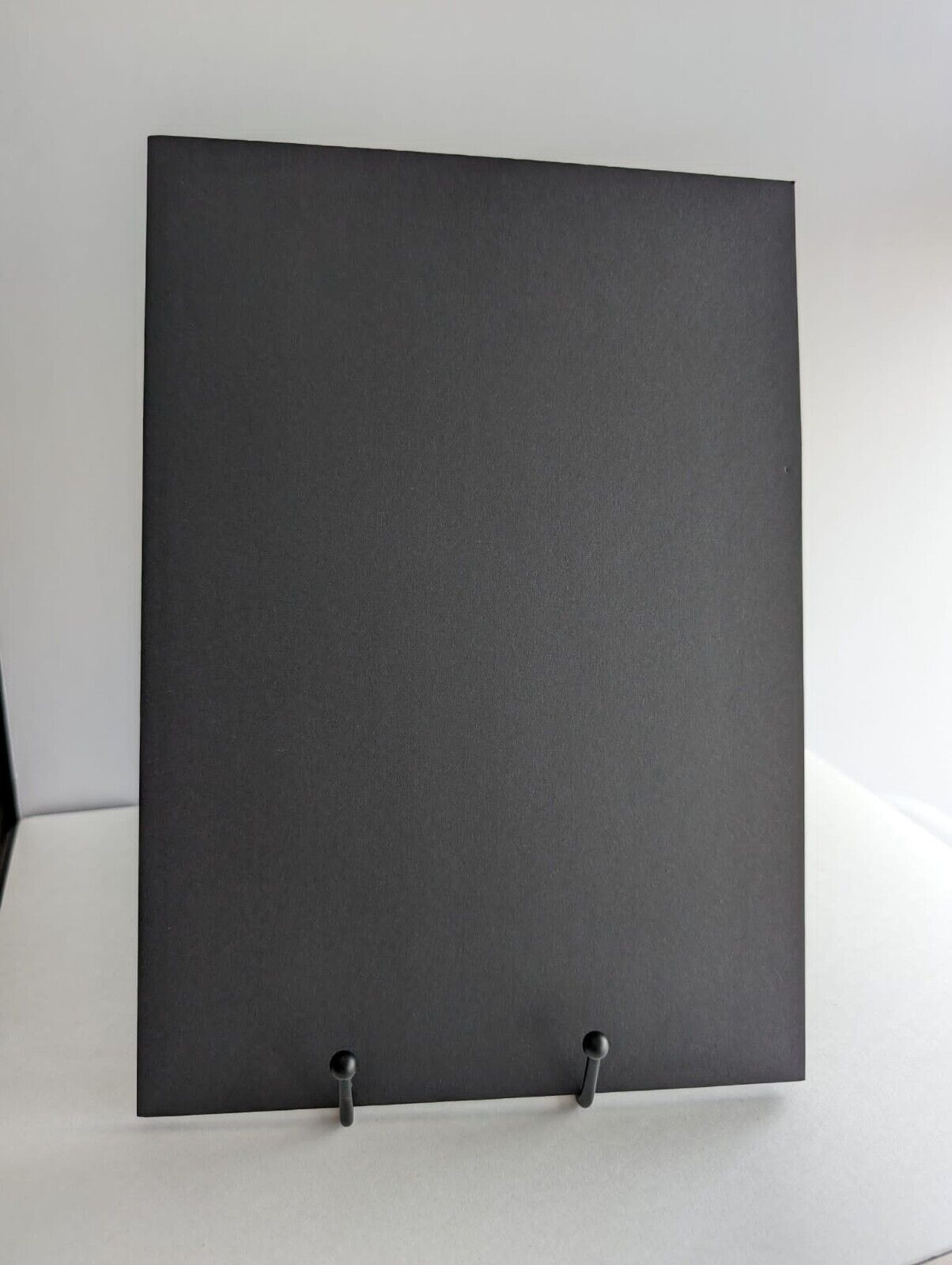 Metal sign stand (black) A4