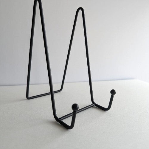 Metal sign stand (black) A4
