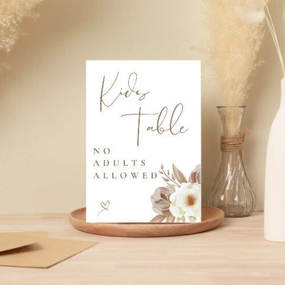 Wedding Sign Bundle X13 (Physical Items) A5