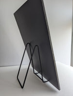 Metal sign stand (black) A4