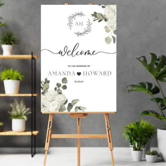 A1 Wedding Welcome Sign